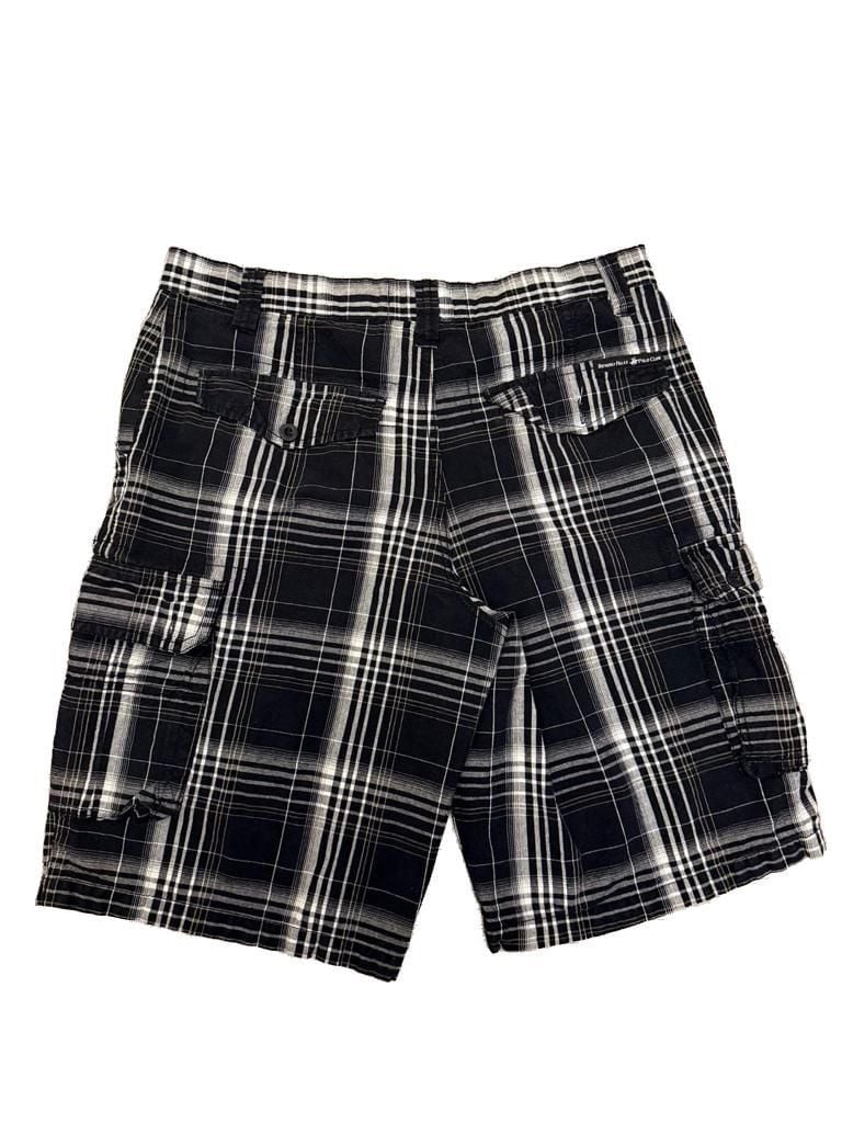 Polo Club Men's Plaid Cargo Shorts Size 34 7