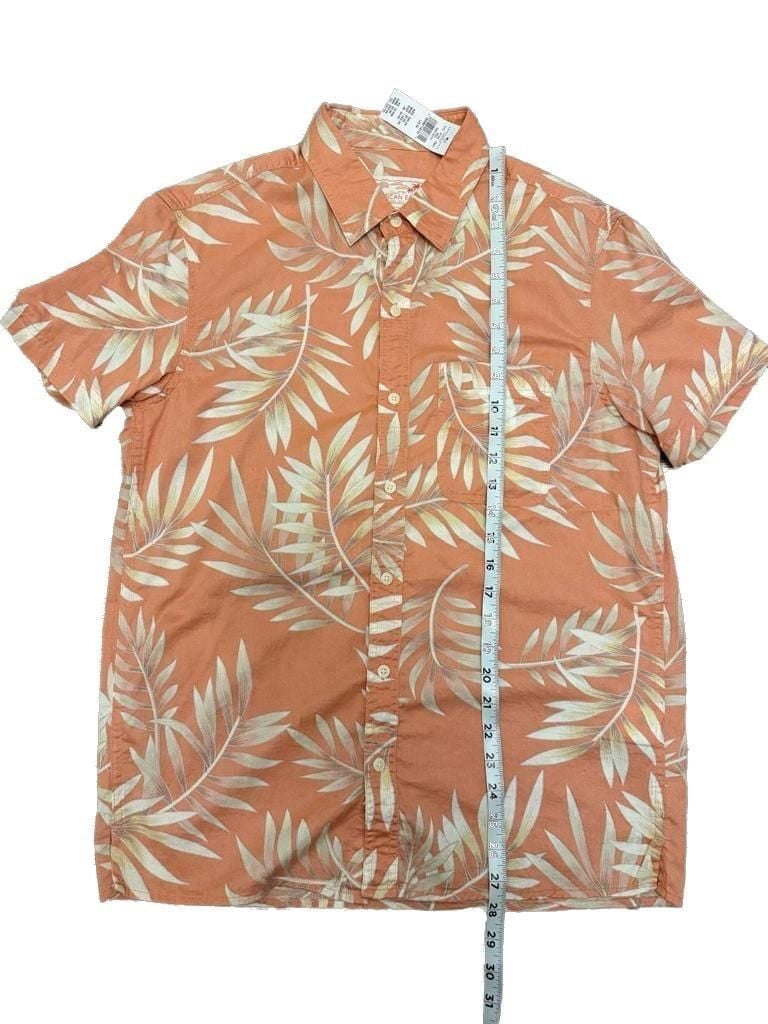 American Eagle Tropical Button-Down Resort Shirt 10
