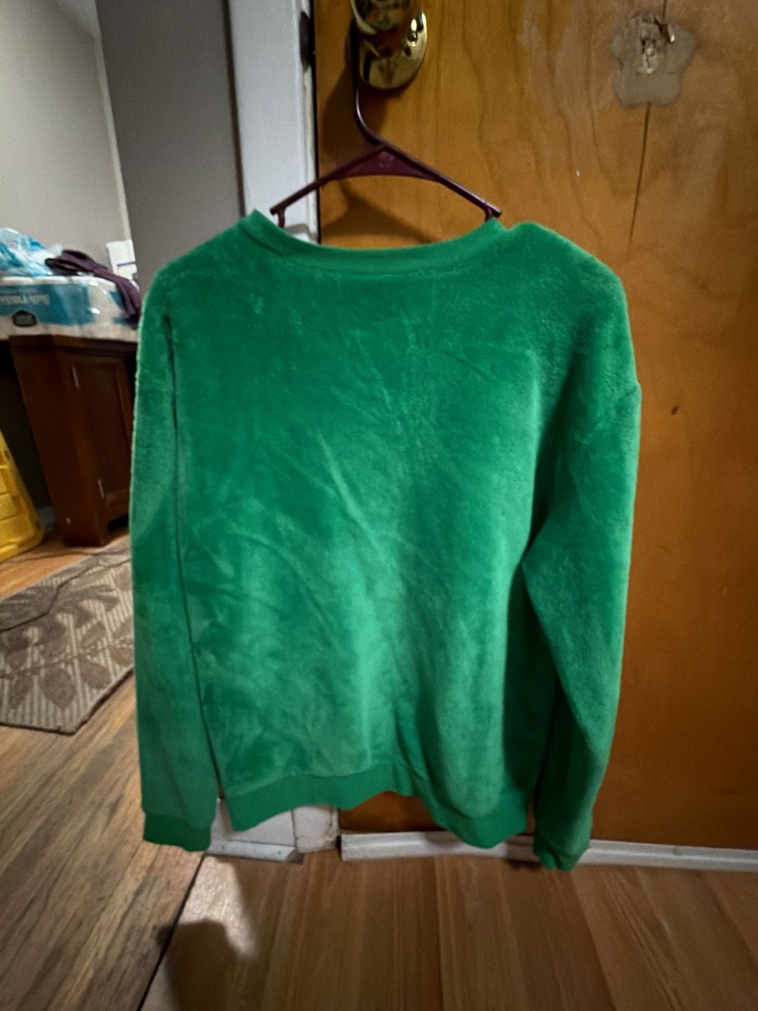 Dr. Seuss The Grinch Merry Grinchmas Plush Fleece Graphic Crewneck Sweatshirt 4