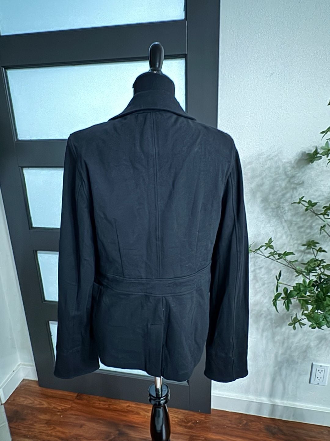 Sanctuary Clothing Los Angeles Black Cotton Blend Blazer Jacket 6