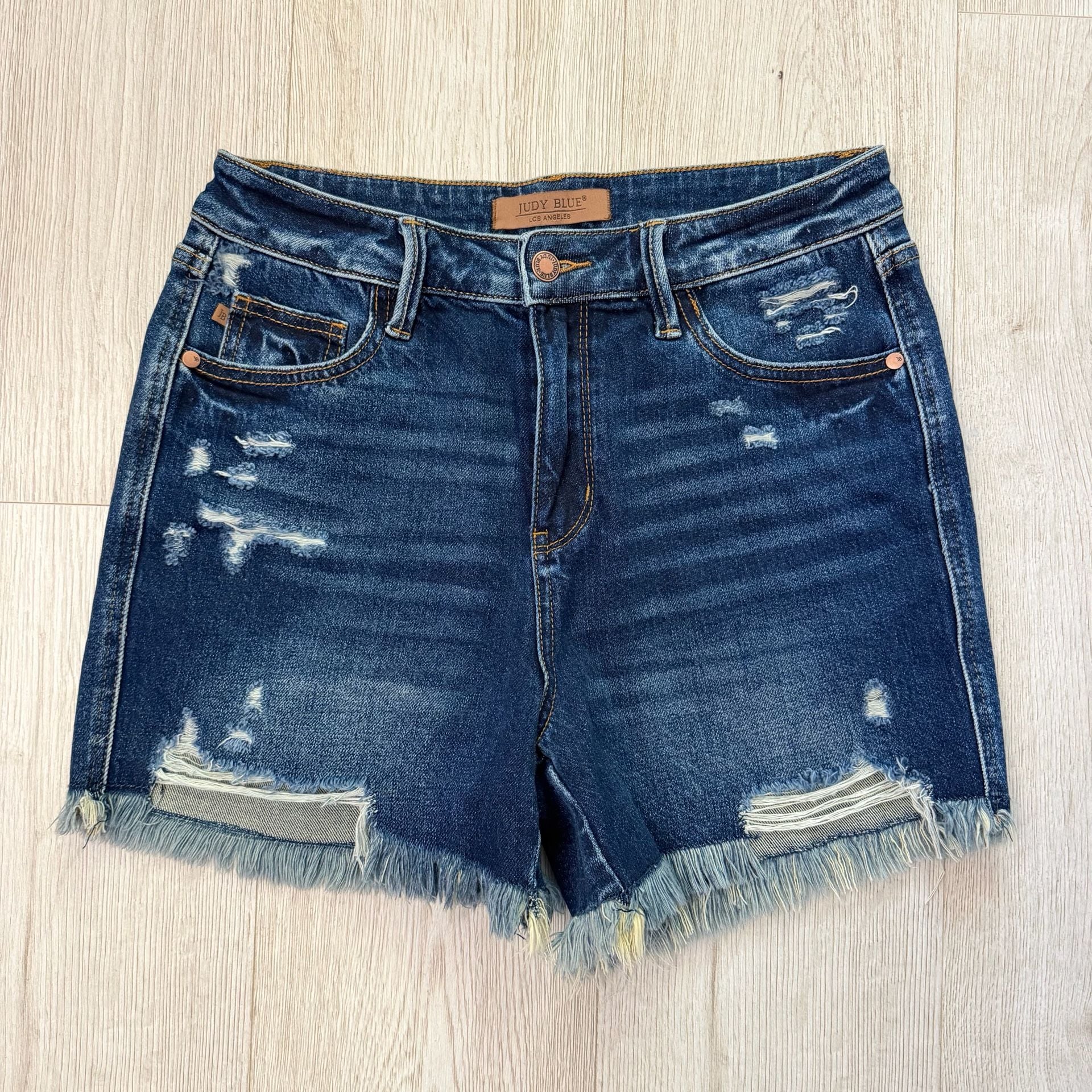 Judy Blue Size L Denim Jean Shorts 2