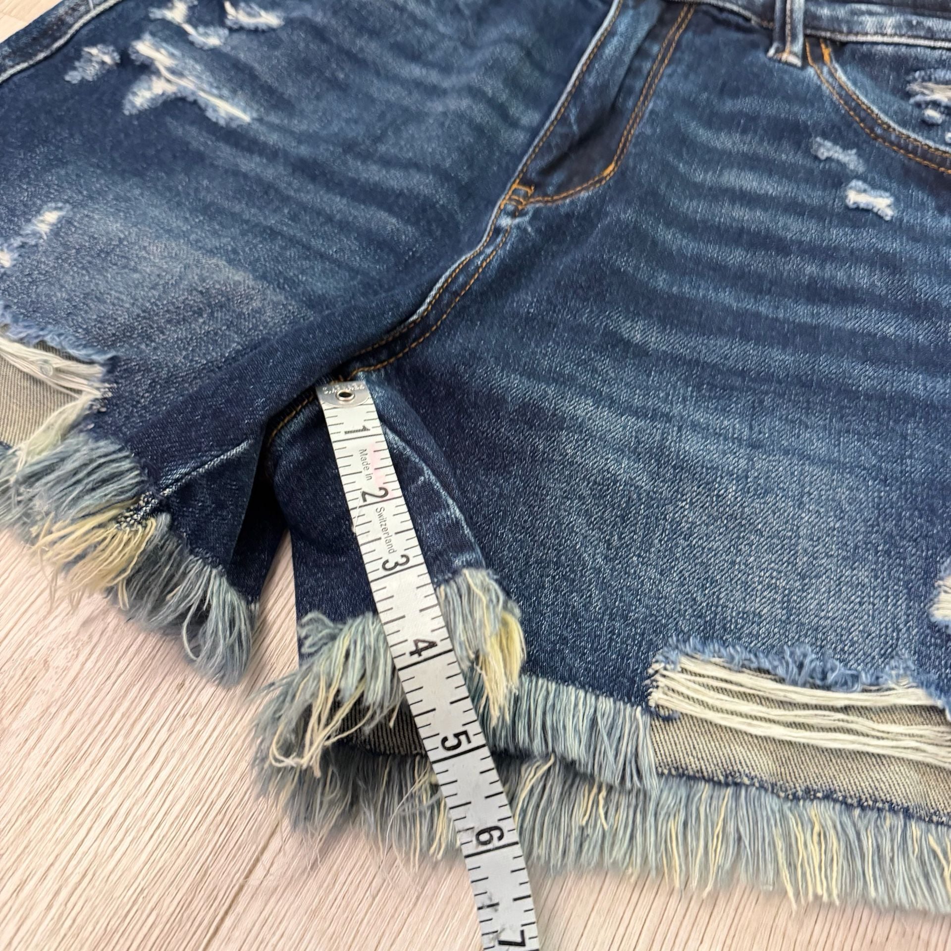 Judy Blue Size L Denim Jean Shorts 6