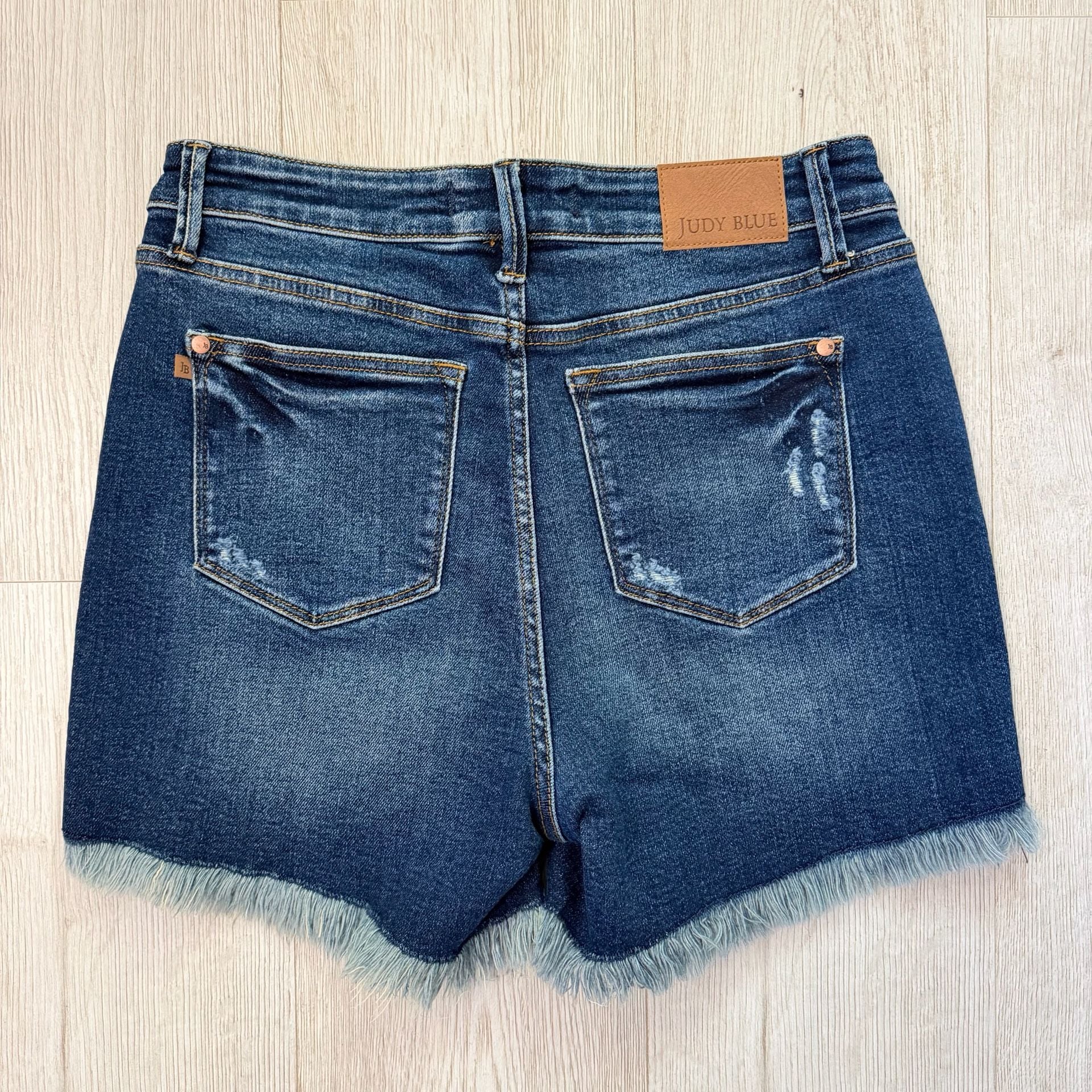 Judy Blue Size L Denim Jean Shorts 8