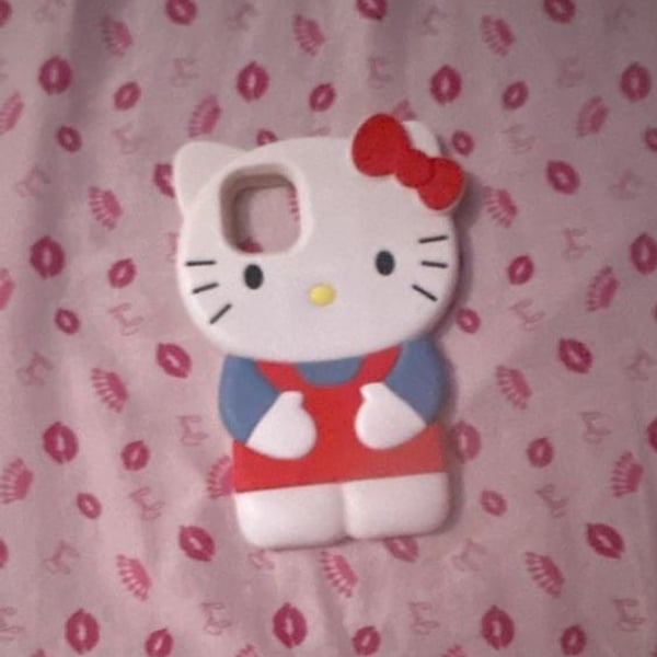 Hello Kitty Character 3D Silicone iPhone Case