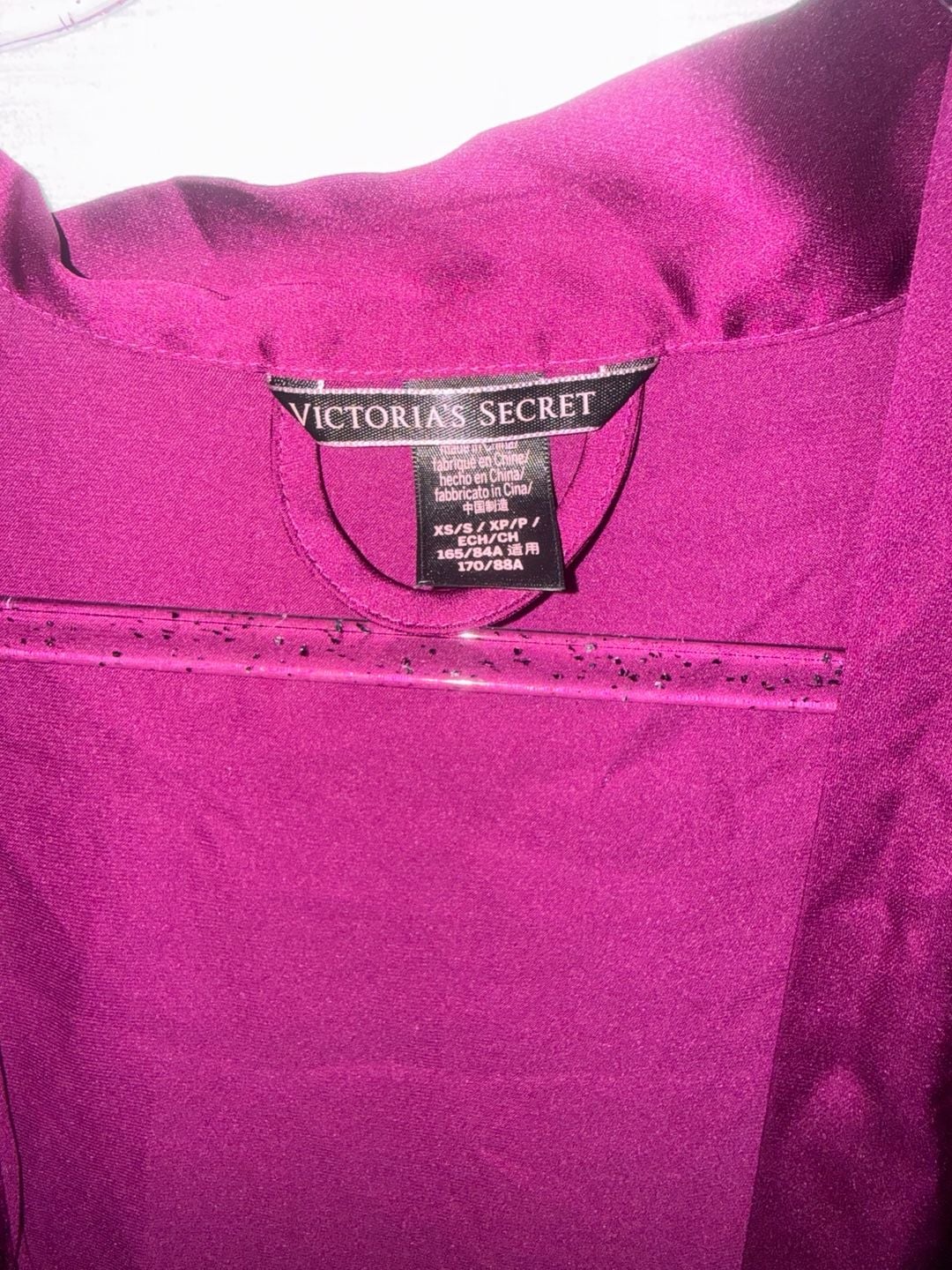 Victoria's Secret Satin Flounce Kimono Robe 3
