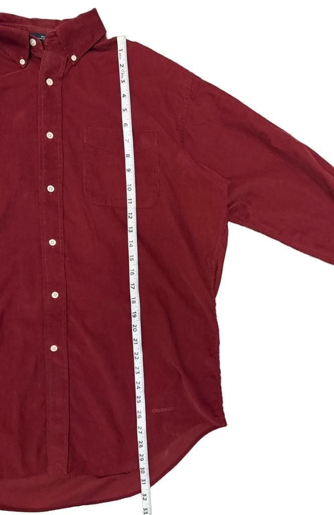 Daniel Cremieux Men's Red Corduroy Shirt M 2