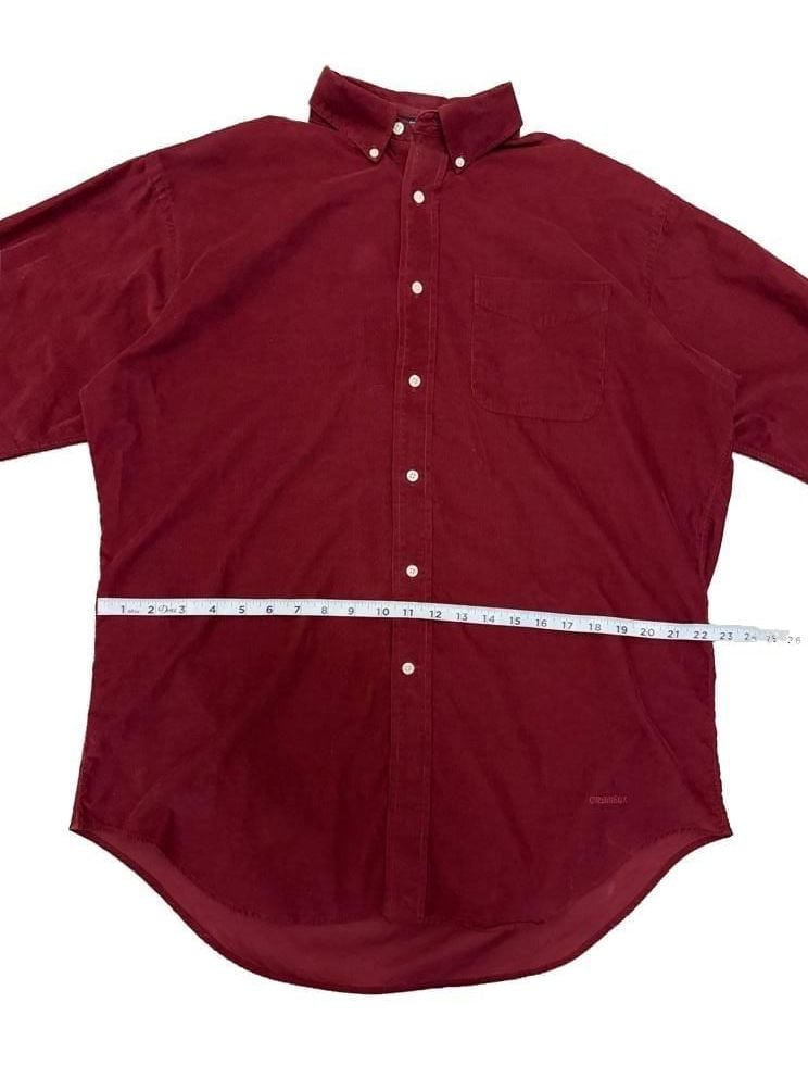 Daniel Cremieux Men's Red Corduroy Shirt M 5
