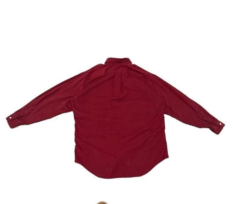 Daniel Cremieux Men's Red Corduroy Shirt M 6