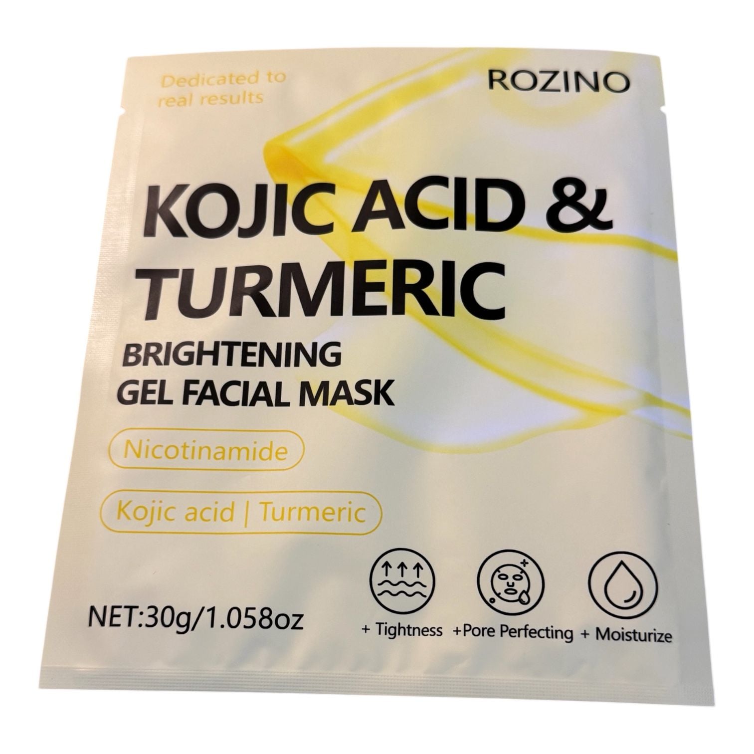 ROZINO Kojic Acid & Turmeric Brightening Gel Facial Mask 1