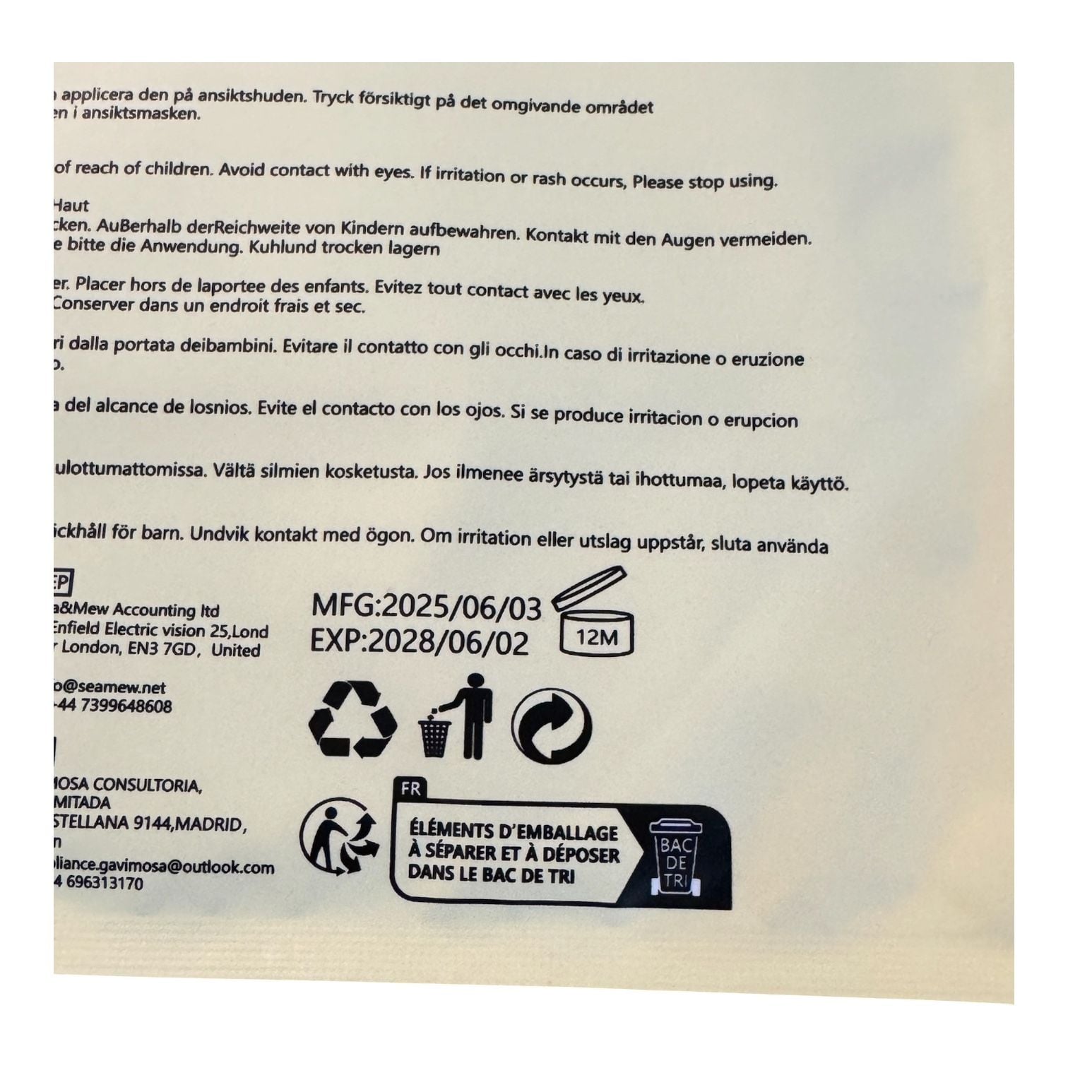 ROZINO Kojic Acid & Turmeric Brightening Gel Facial Mask 3