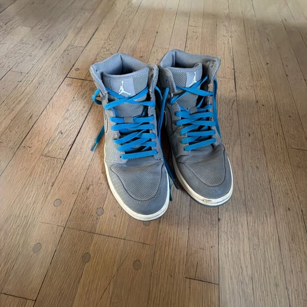 Air Jordan 1 Retro Phat 'Carbon Fiber' Cool Grey/Imperial Blue (364770-003)