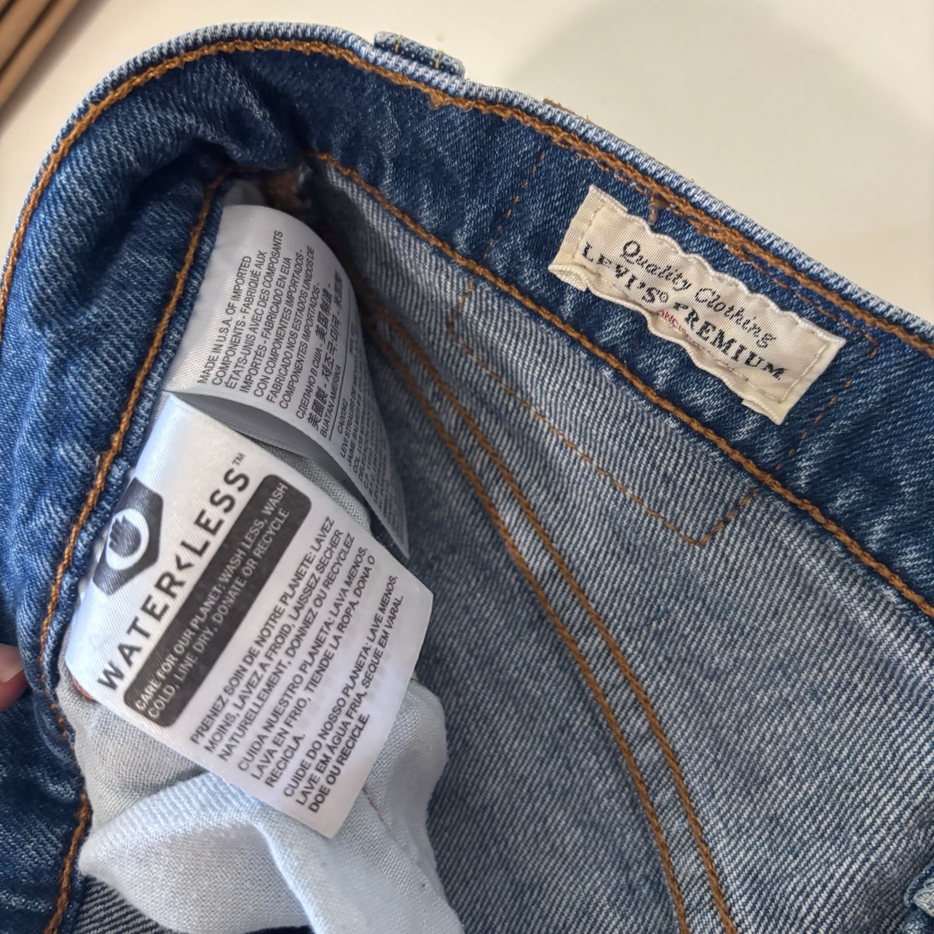 Levi's Premium 501 Original Button-Fly Cut-Off Denim Shorts 3
