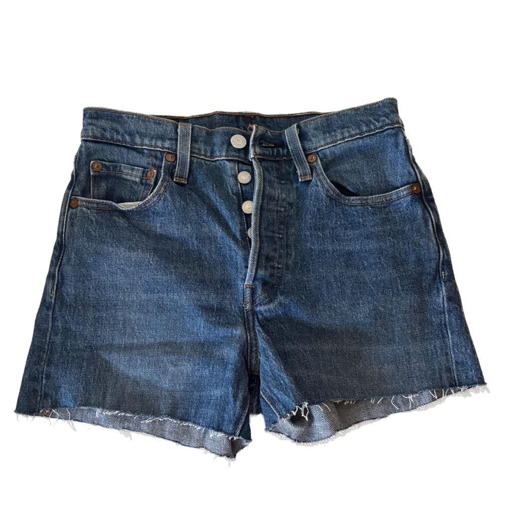 Levi's Premium 501 Original Button-Fly Cut-Off Denim Shorts 2