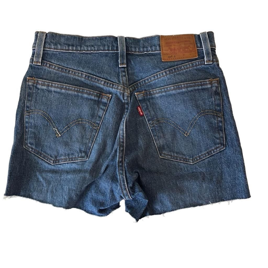 Levi's Premium 501 Original Button-Fly Cut-Off Denim Shorts 5