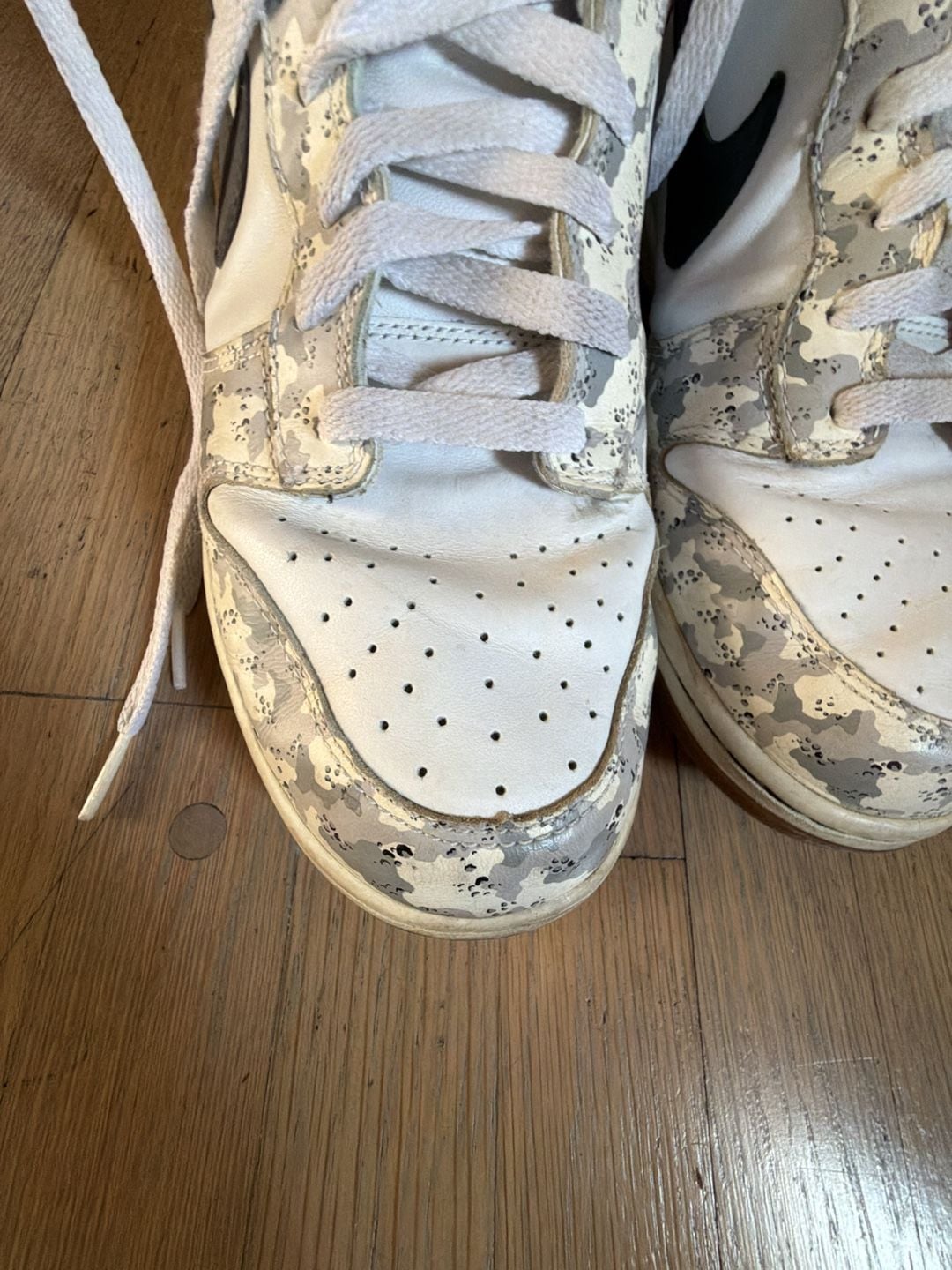 Nike Dunk High White Snow Camo 2006 Sneakers (309432-102) 4