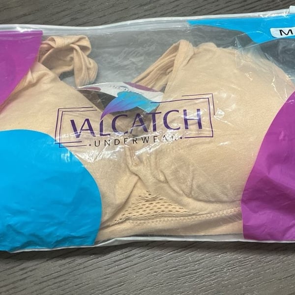 3 PK Valcatch Women's Wireless Seamless Padded Sports Bra Set Medium