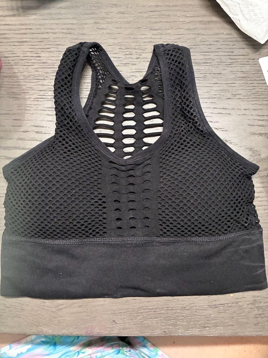 Char Ming & Dream Women's Seamless Mesh Racerback Padded Sports Bra, 2-Piece Set size Medium 4