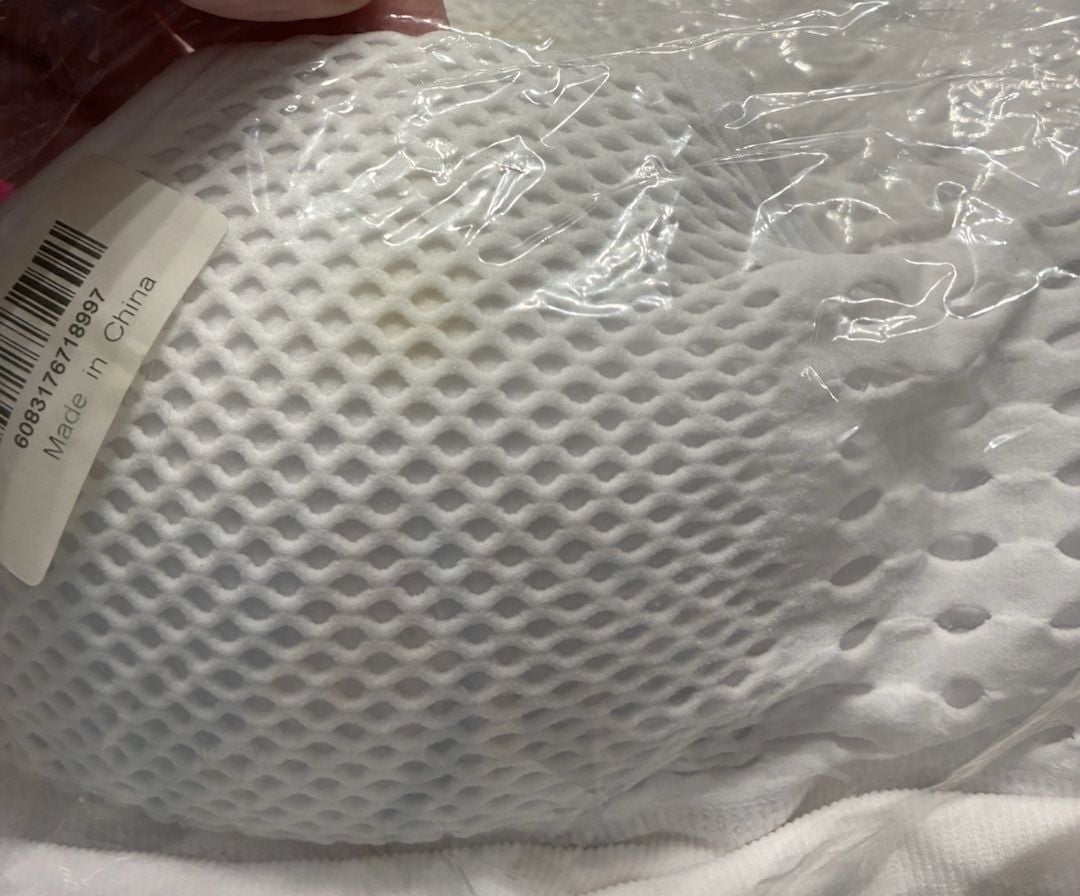 6 Women's Seamless White Mesh Bralette with Removable Pads Medium 5