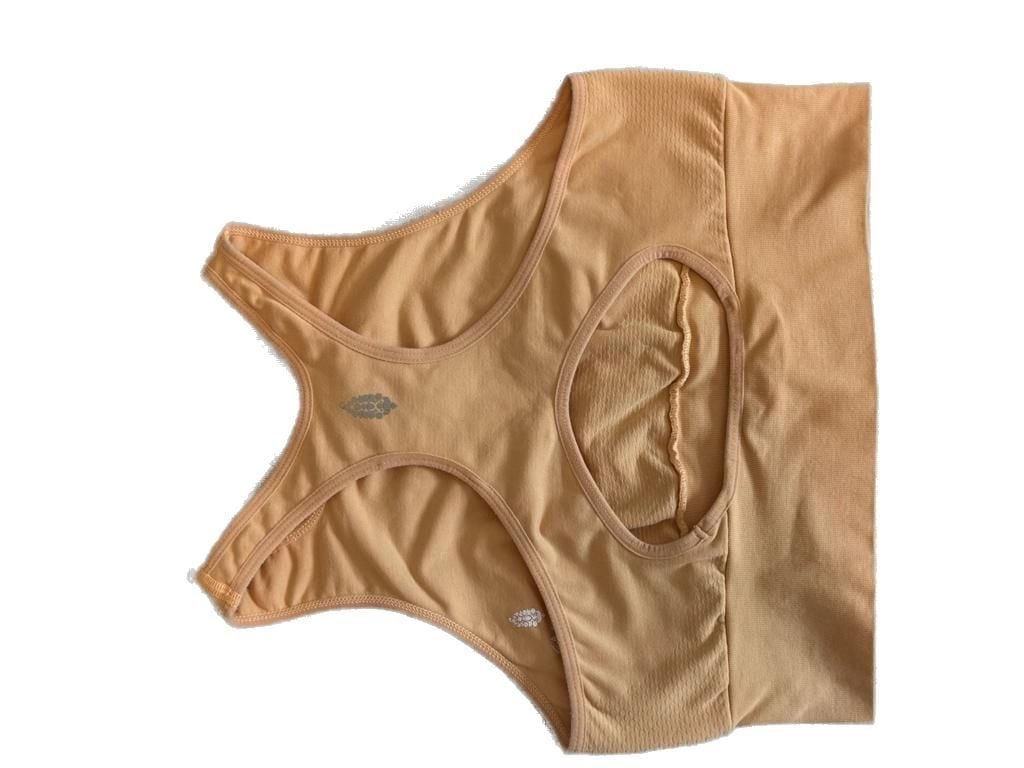 Free People Movement Good Karma Racerback Sports Bra in Gold Rush 5