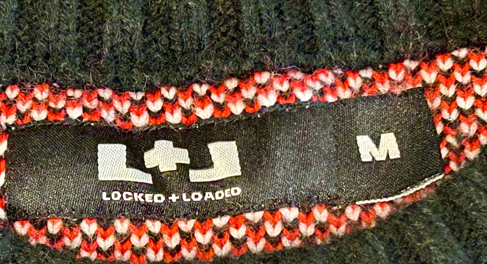 Locked + Loaded Patchwork Graphic Knit Sweater | Men’s Medium | Streetwear 6