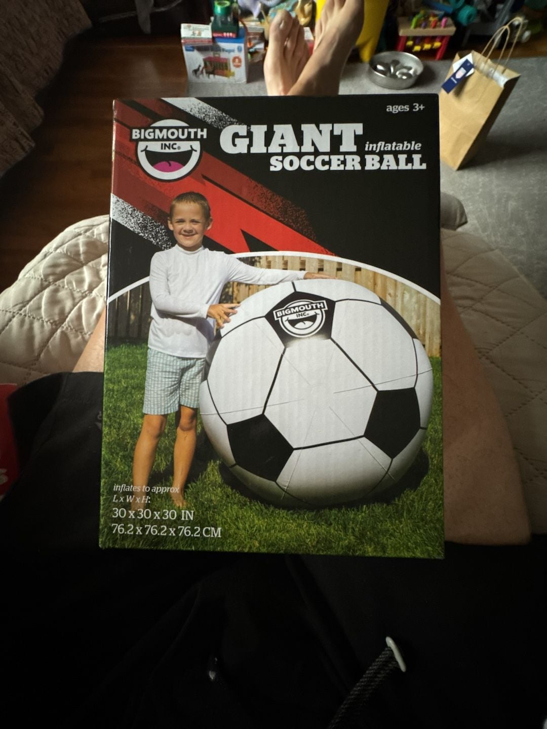 Unopened, Unused. BigMouth Inc. Giant Inflatable Soccer Ball 30-Inch 2