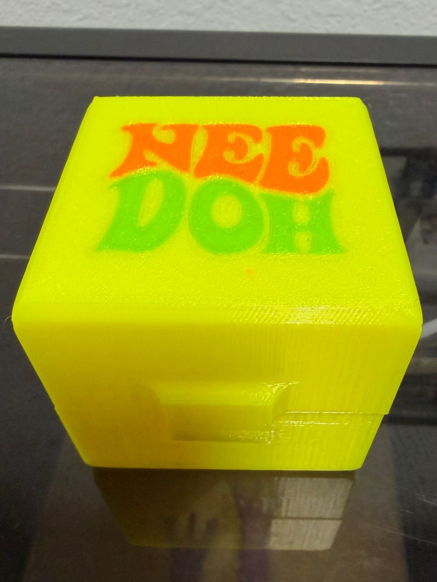 3D Printed NeeDoh Storage Display Case for Nice Cube 2