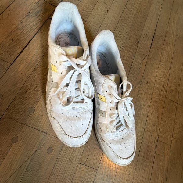 ASICS Japan S White/Oyster Grey/Yellow Sneakers