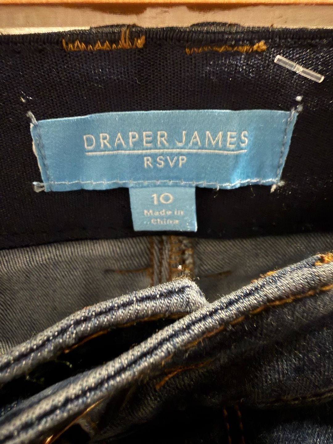 Draper James RSVP Women's Blue Denim Skinny Jeans Size 10 7
