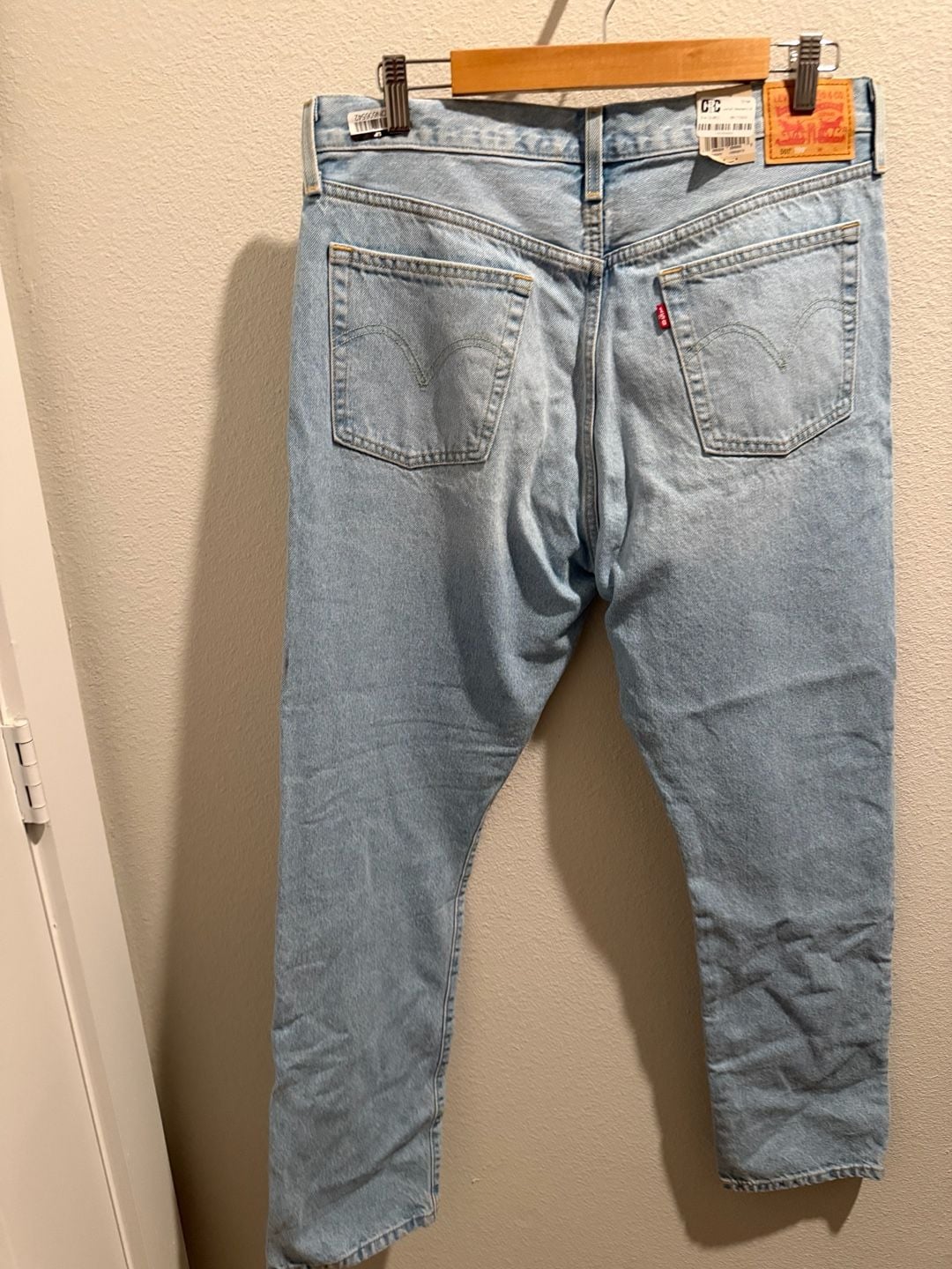 Levi's 501 Original 150th Anniversary Limited Edition Straight Leg Jeans with Floral Patch Detail 7