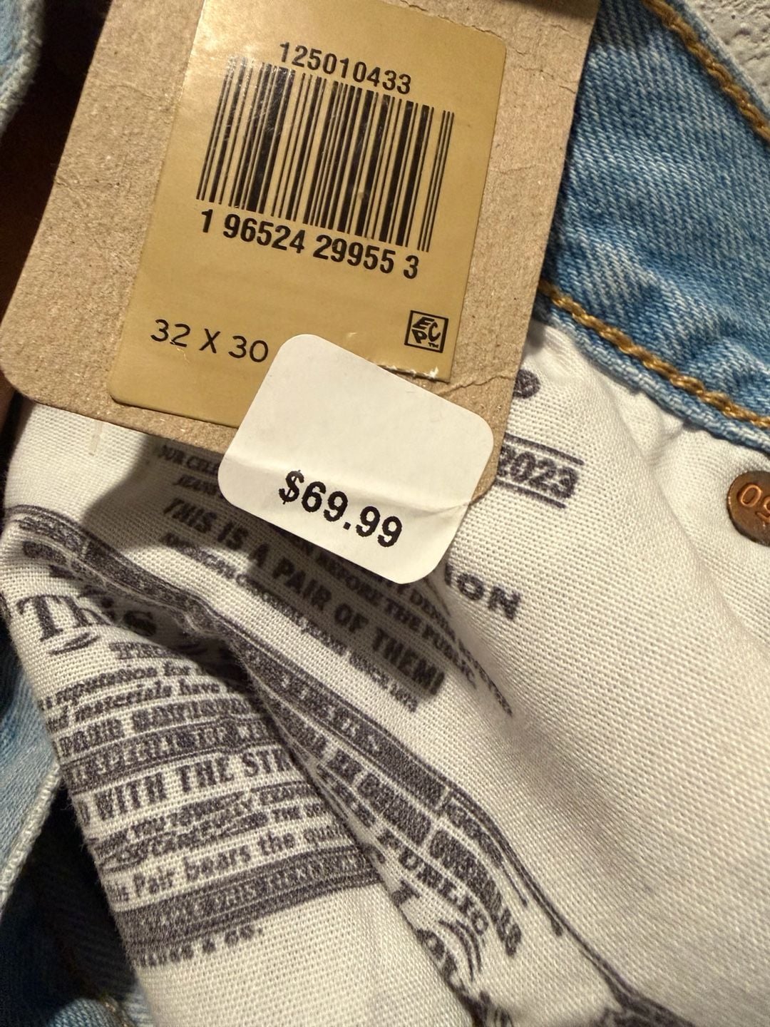 Levi's 501 Original 150th Anniversary Limited Edition Straight Leg Jeans with Floral Patch Detail 10