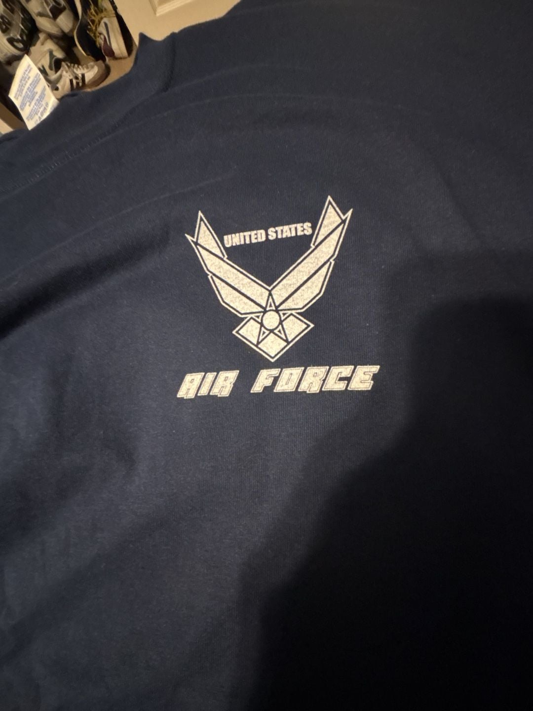 Air Force Lackland AFB Texas BMT Cross Into The Blue T-Shirt Navy Mens 3