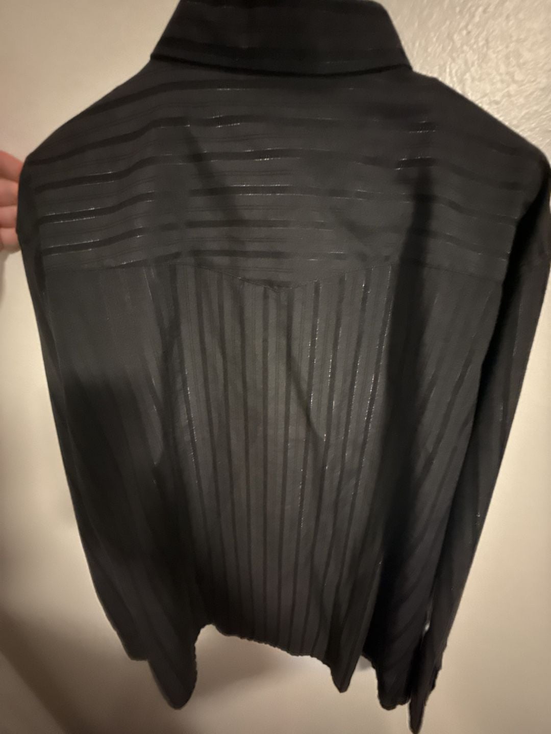 Meztizos Original Men's Black Striped Western Snap Button-Down Shirt 5