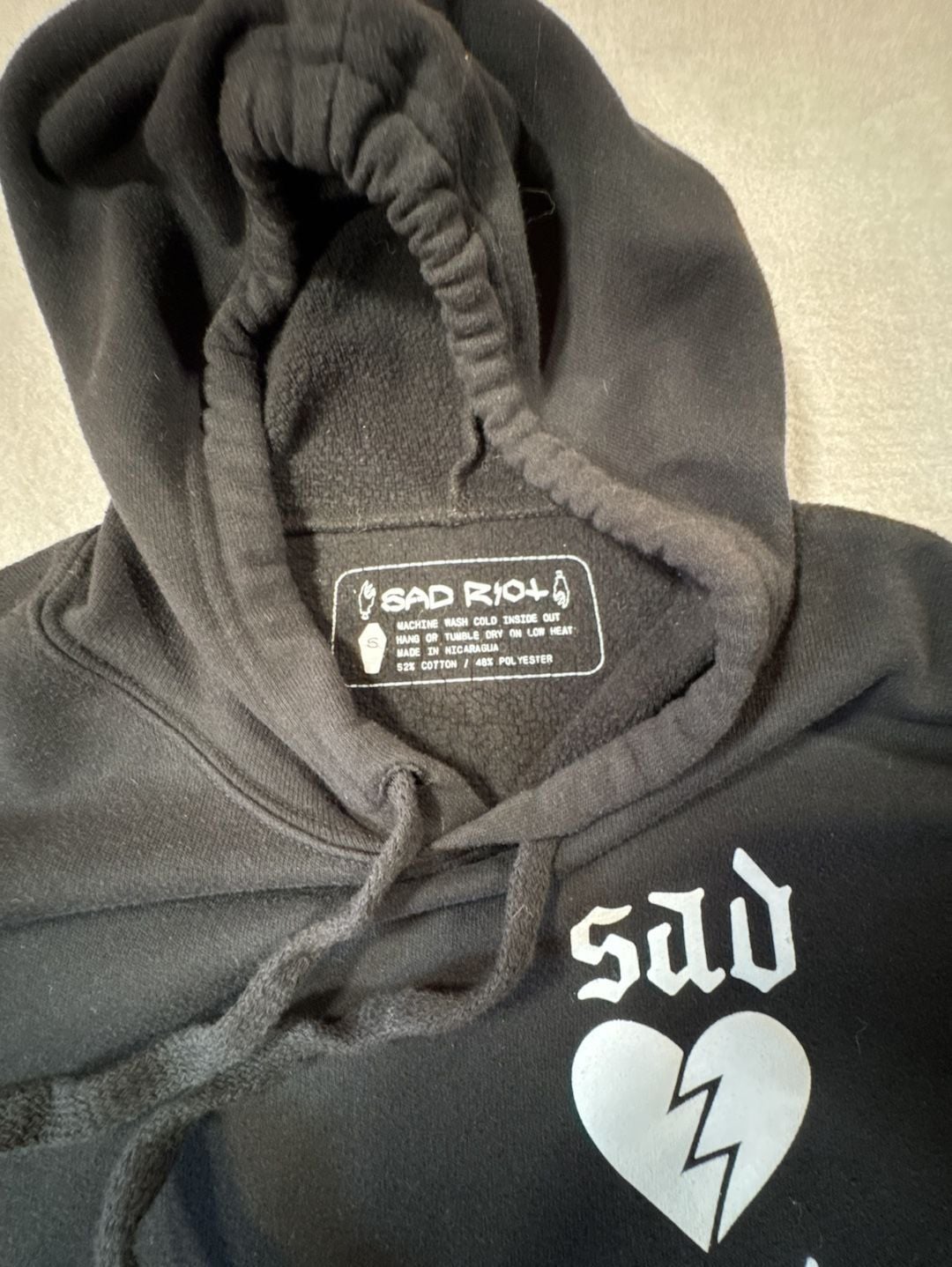 Sad Riot 'Deliver Us' Graphic Pullover Hoodie 4
