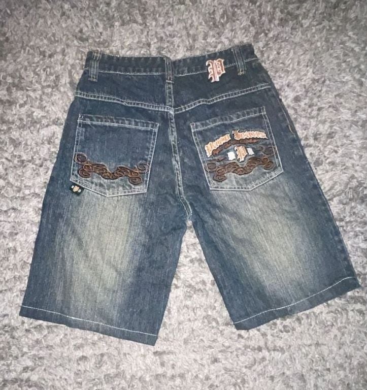 Vintage Y2K Paco Jeans Embroidered Denim Jorts 3