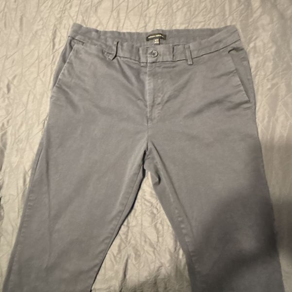 Grey Banana Republic Men's Casual Chino Pants, Size 36x32