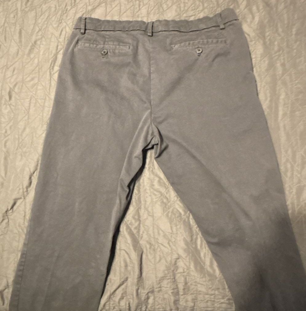 Grey Banana Republic Men's Casual Chino Pants, Size 36x32 2