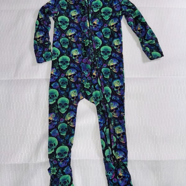 Meraki Hollow Luminescent Dream Bamboo Zipper Romper