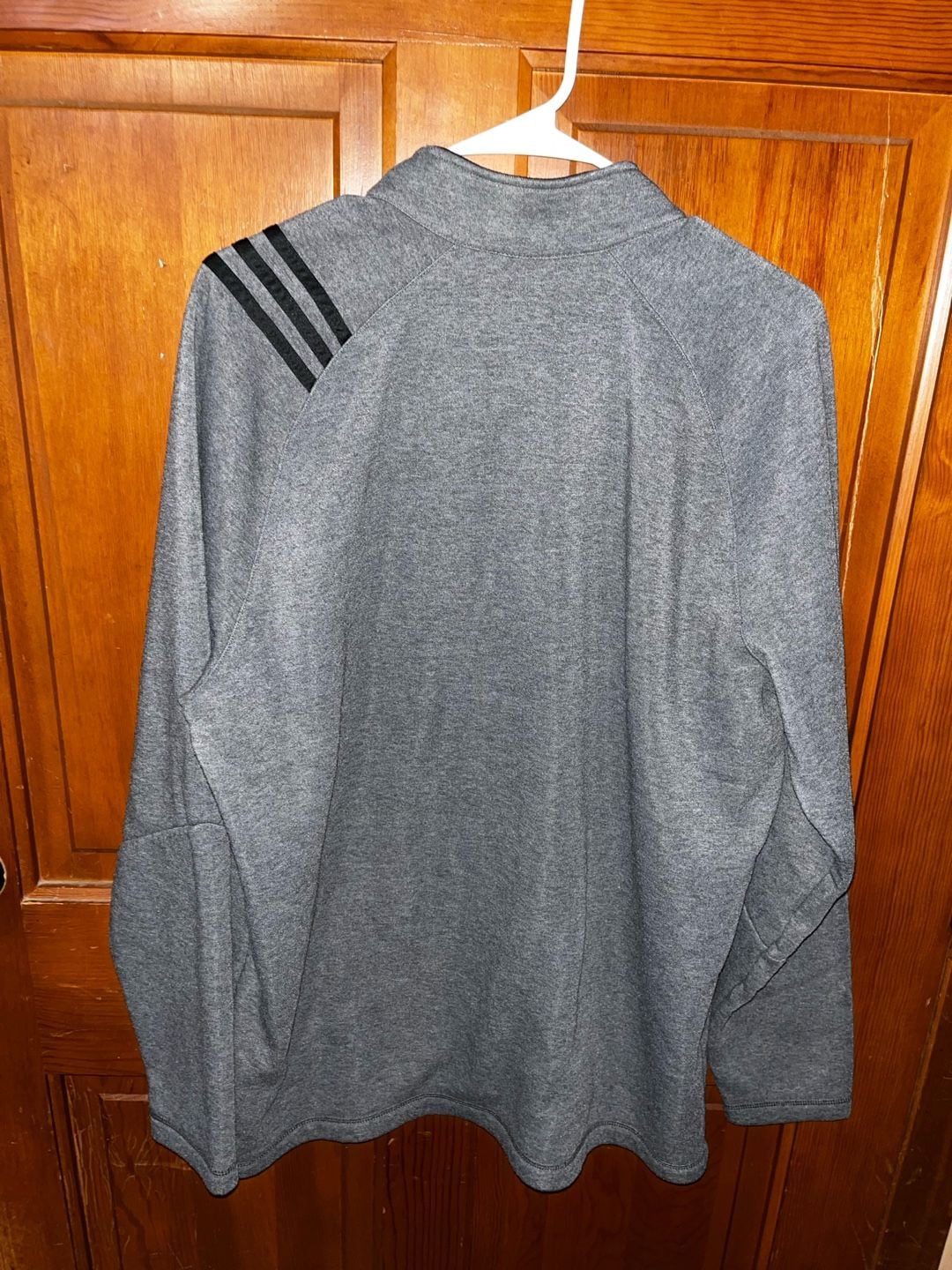 Adidas Golf Men's Heather Gray Quarter Zip Fleece Pullover 5