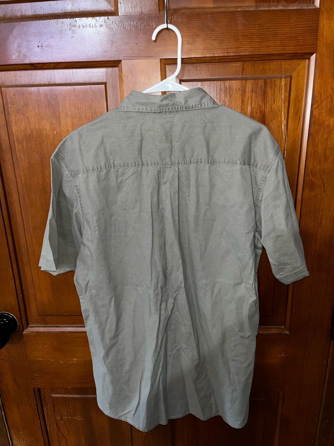 RedHead Brand Co. Timberwolf Men's Short Sleeve Button-Down Cedar Solid Shirt 3