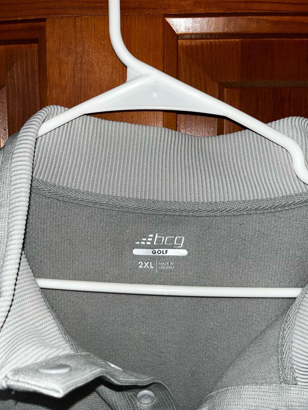 BCG Golf Men's Gray Snap Button Long Sleeve Pullover 4