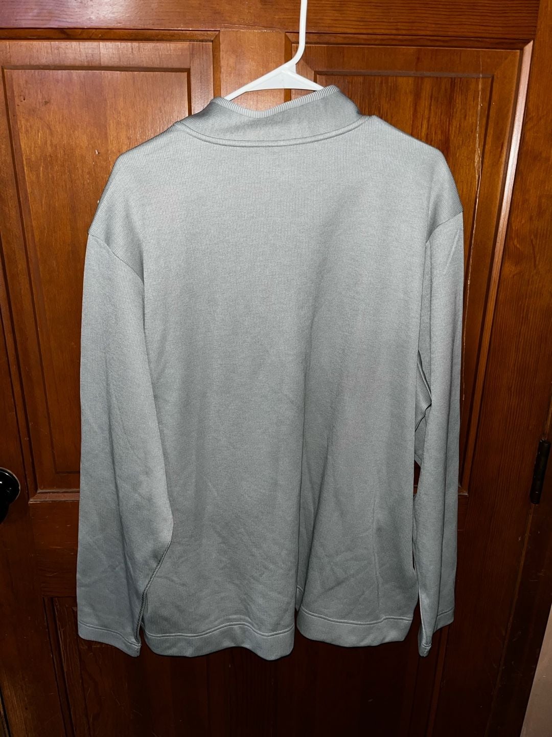 BCG Golf Men's Gray Snap Button Long Sleeve Pullover 5