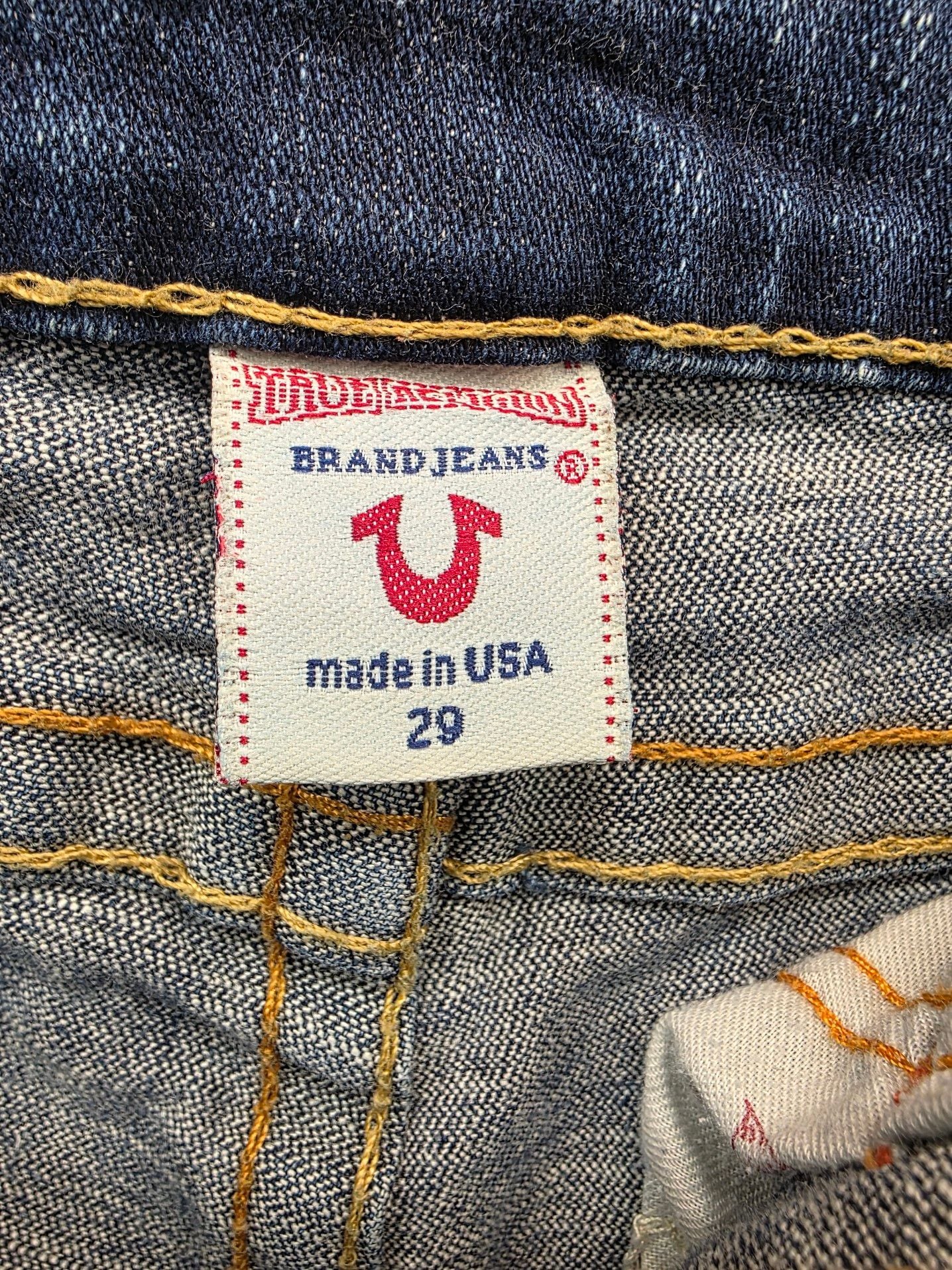 True Religion Joey Bootcut Distressed Denim Jeans 4