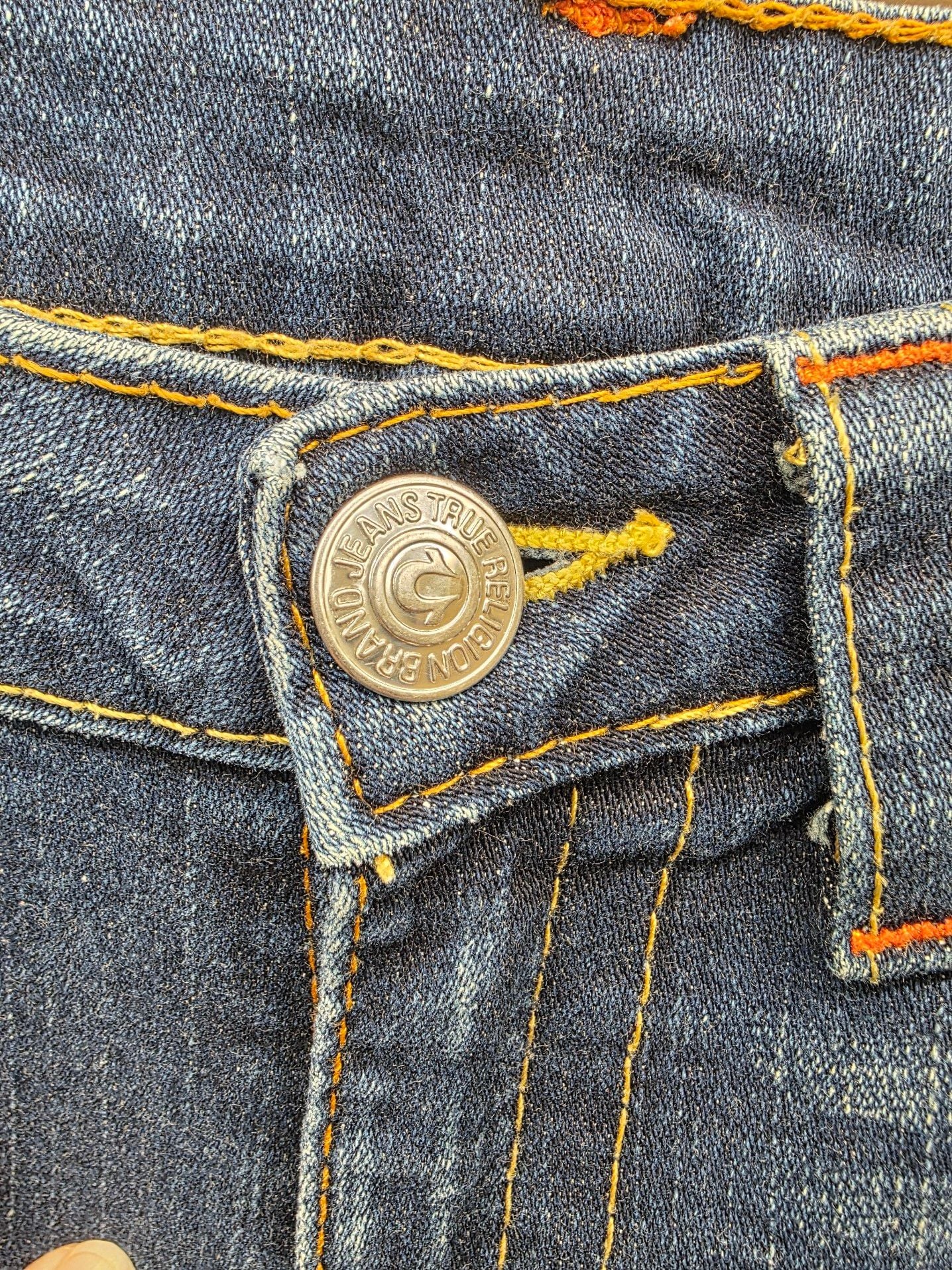 True Religion Joey Bootcut Distressed Denim Jeans 7