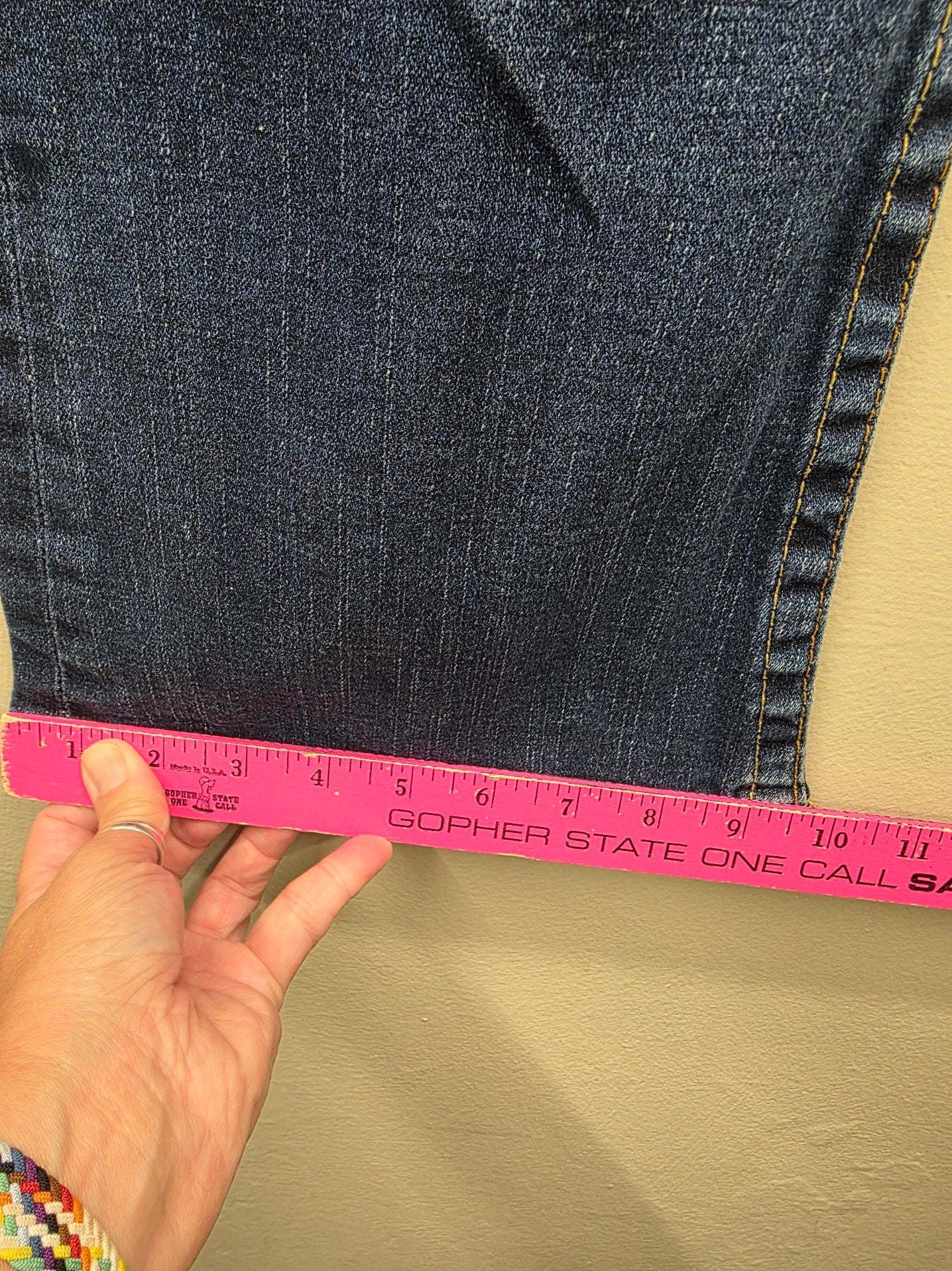 True Religion Joey Bootcut Distressed Denim Jeans 12
