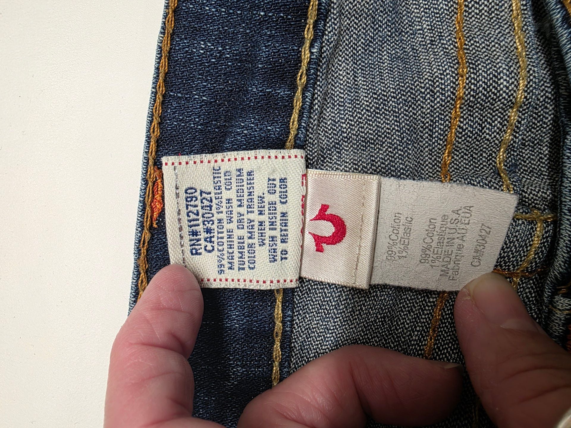 True Religion Joey Bootcut Distressed Denim Jeans 14