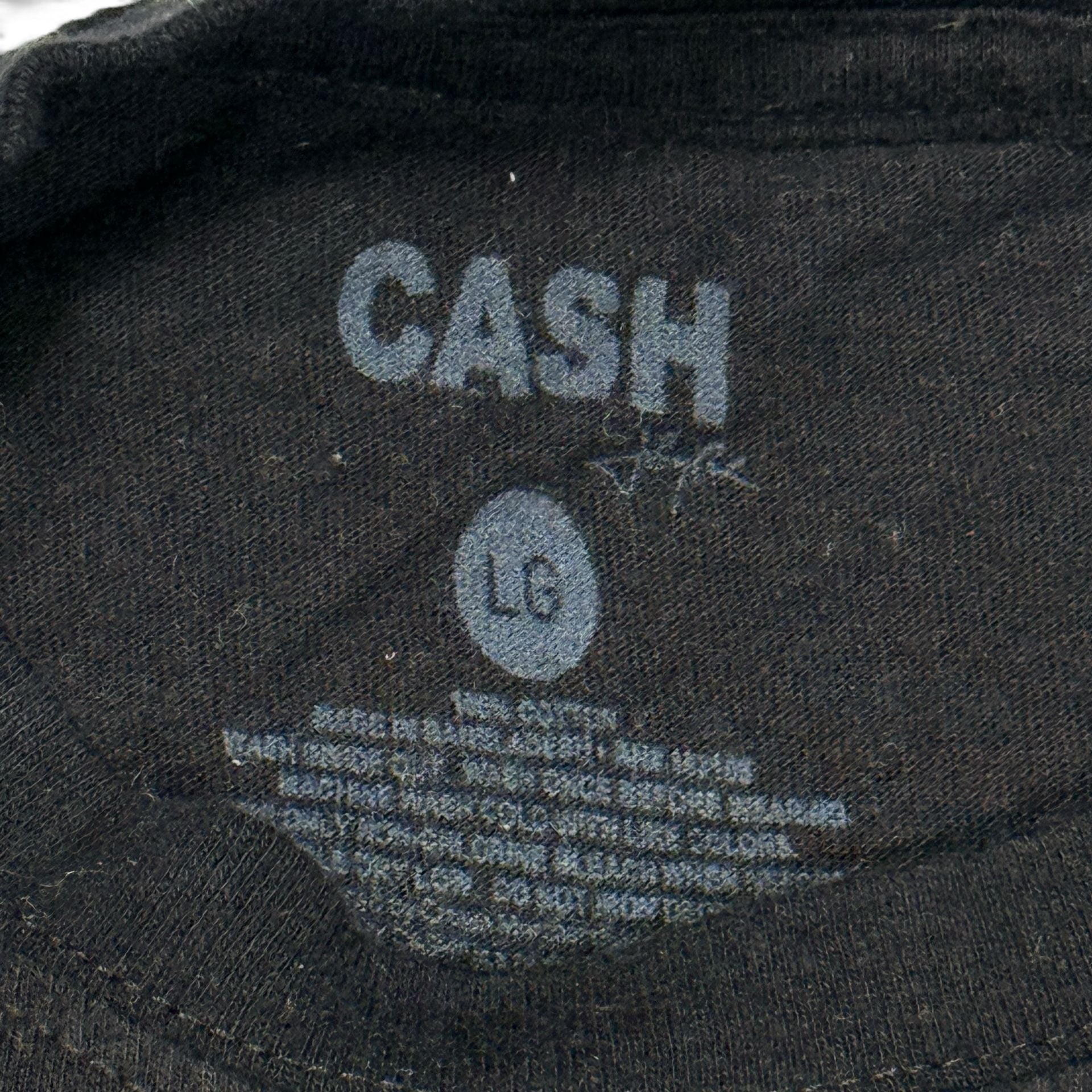 Johnny Cash Man In Black Winged Guitar Graphic T-Shirt 3