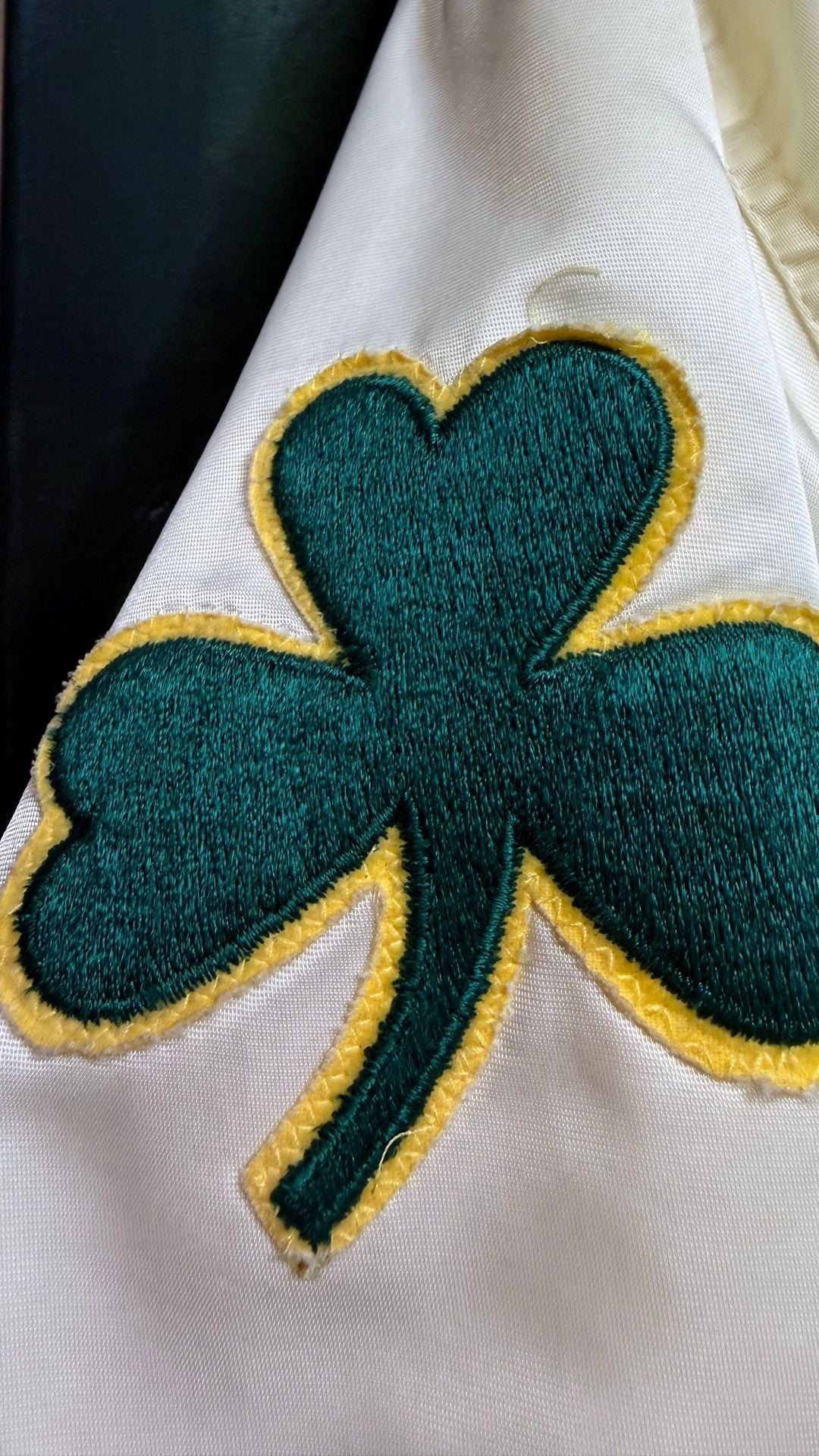 Vintage White Satin Boston Celtics NBA Starter Jacket 10