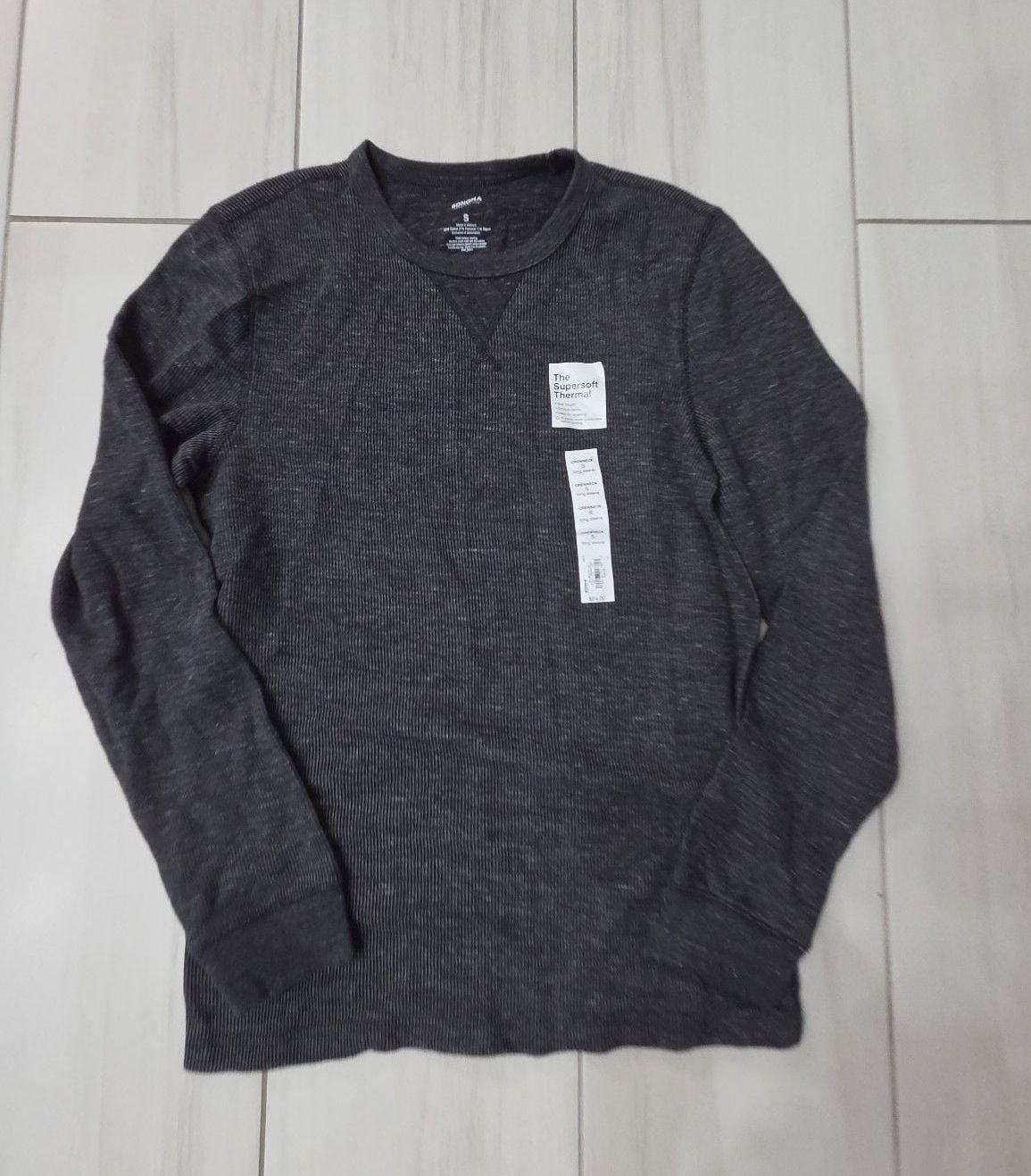 Sonoma Goods For Life The Supersoft Thermal Crewneck Long Sleeve T-Shirt 4