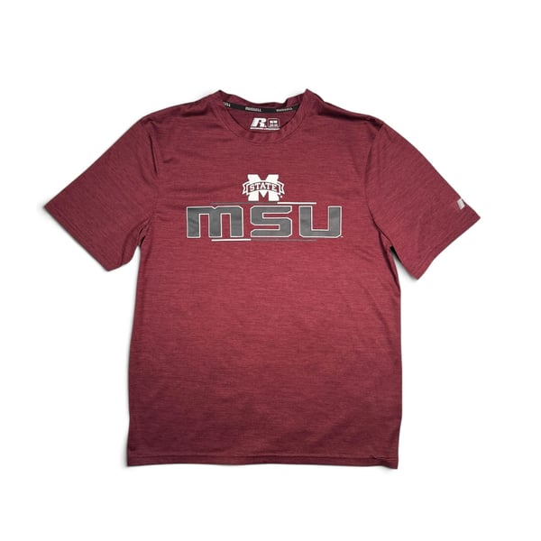 Russell Mississippi State University Medium Maroon Performance Shirt