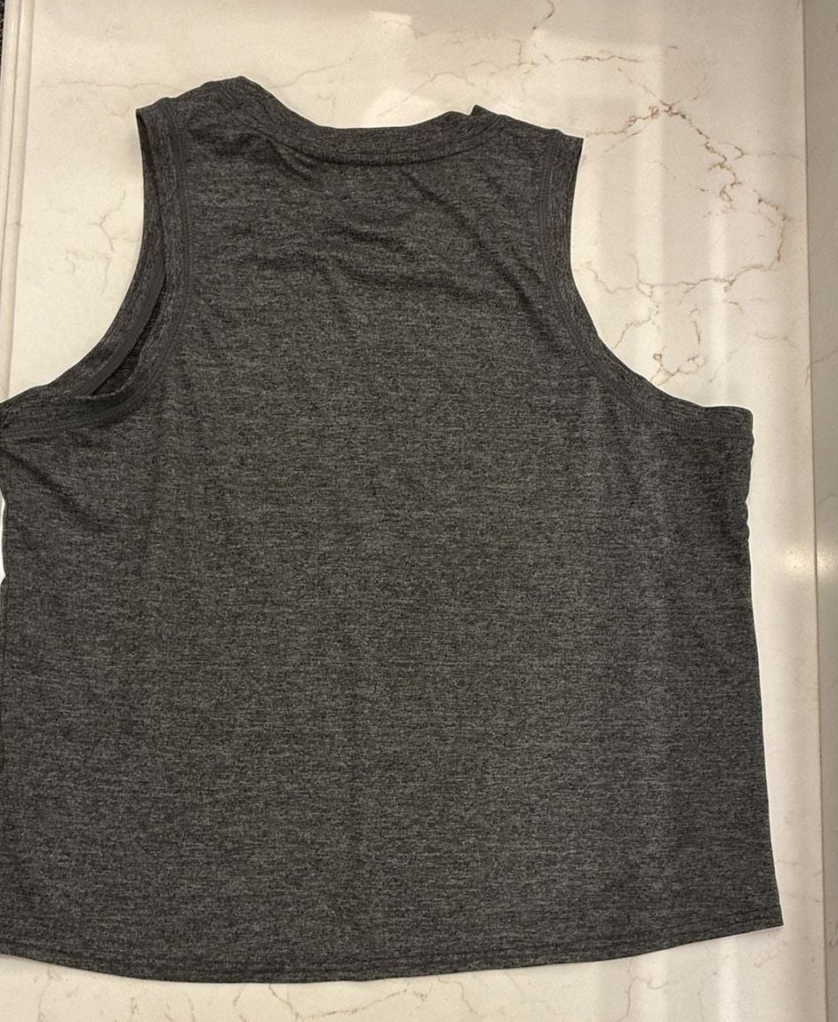 Quince Performance Athletic Tank Top in Heather Grey 4